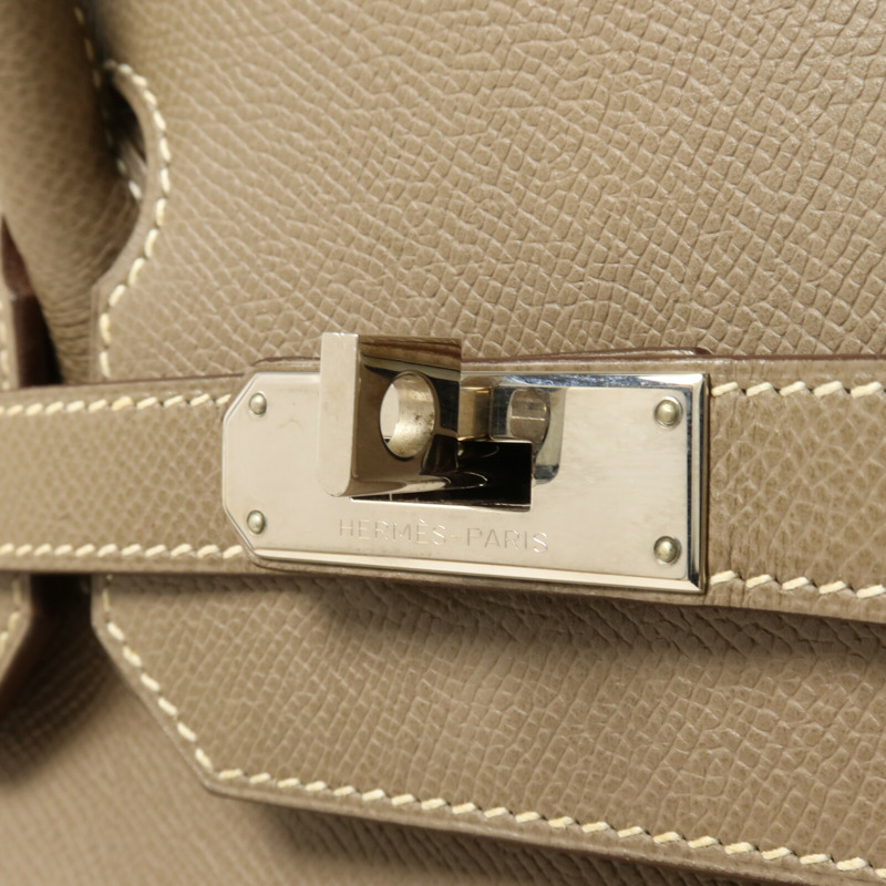 HERMES Epsom皮革Haut A Courroies 36手挽袋Etoupe-9