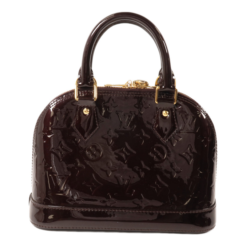 LOUIS VUITTON Monogram Vernis Alma BB手挽肩背兩用袋-1