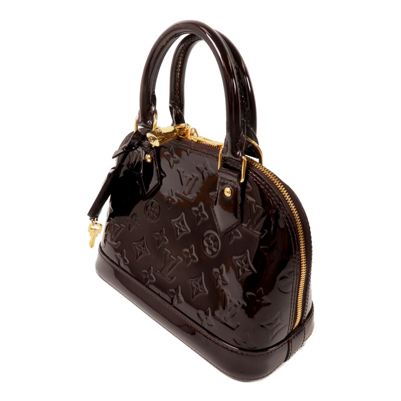 LOUIS VUITTON Monogram Vernis Alma BB手挽肩背兩用袋-2