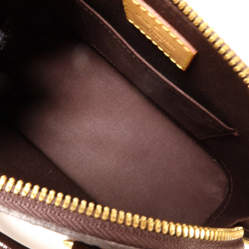 LOUIS VUITTON Monogram Vernis Alma BB手挽肩背兩用袋-4
