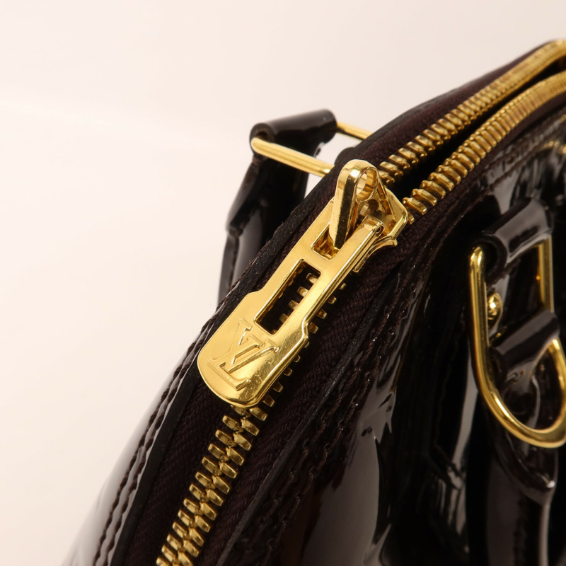 LOUIS VUITTON Monogram Vernis Alma BB手挽肩背兩用袋-8