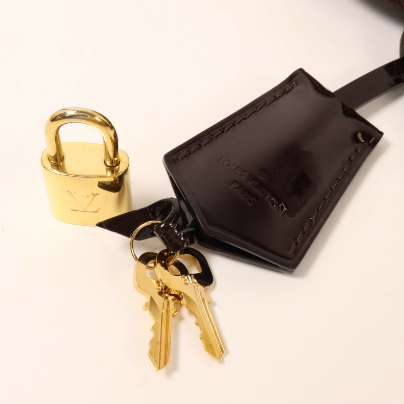 LOUIS VUITTON Monogram Vernis Alma BB手挽肩背兩用袋-13