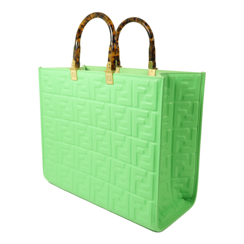 FENDI 羊皮皮革Sunshine Medium Shopper手挽袋-2