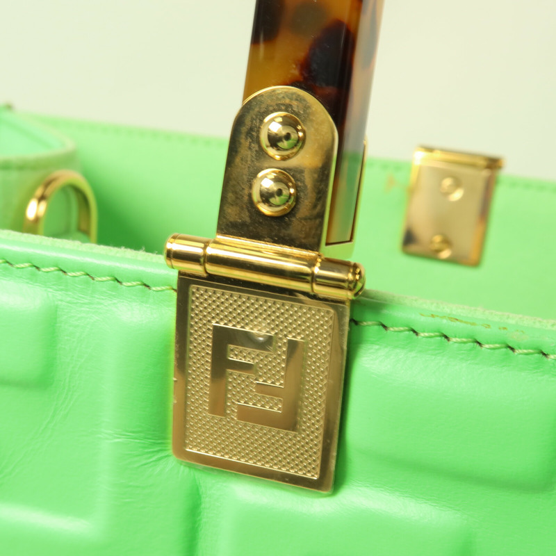 FENDI 羊皮皮革Sunshine Medium Shopper手挽袋-9
