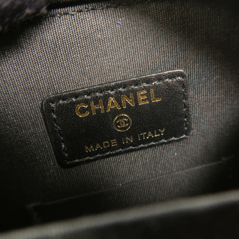 CHANEL 羊皮皮革Phone Bag鏈帶肩背袋-5