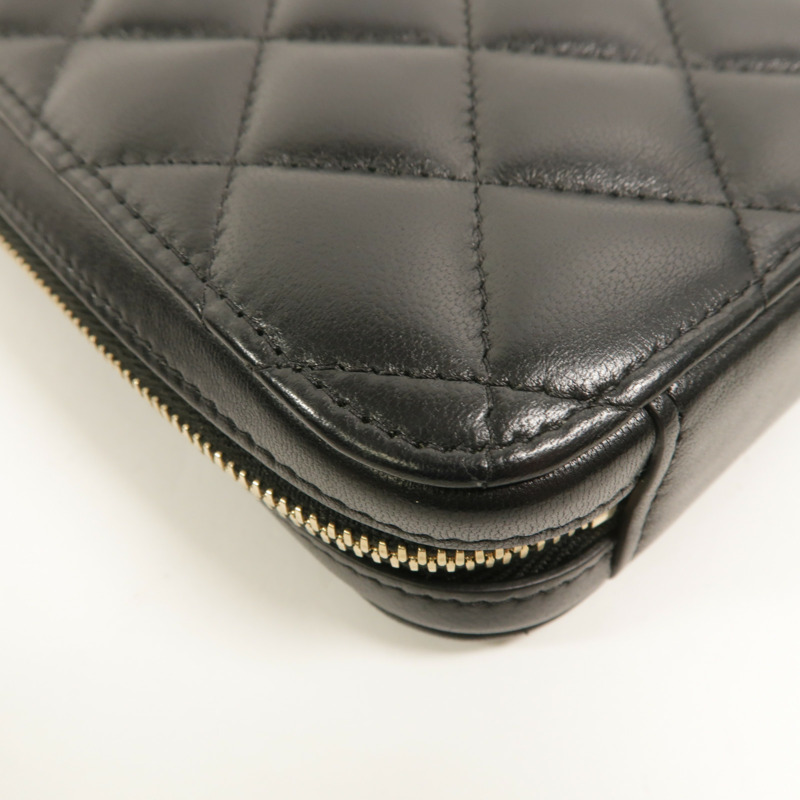CHANEL 羊皮皮革Phone Bag鏈帶肩背袋-13