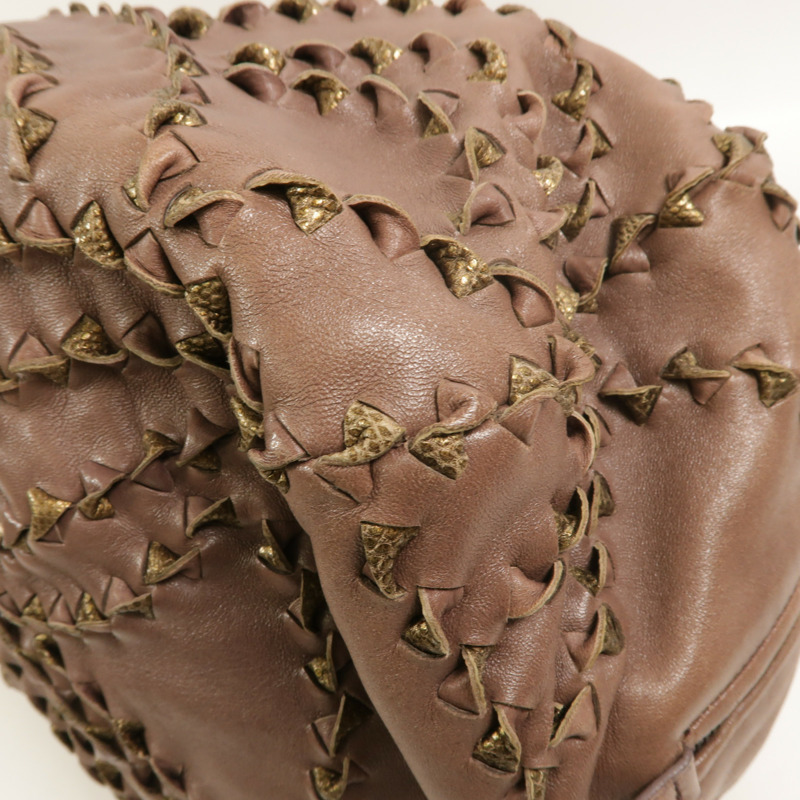 BOTTEGA VENETA 牛皮皮革Hand Bag手挽袋-9
