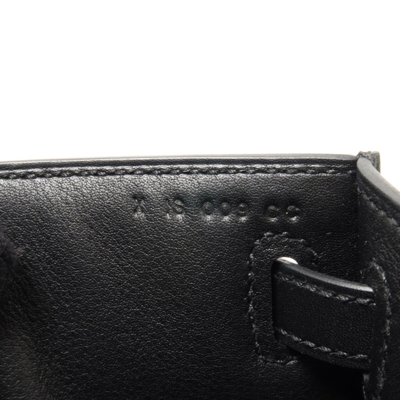 HERMES Swift皮革Kelly Pochette手挽袋Noir-6