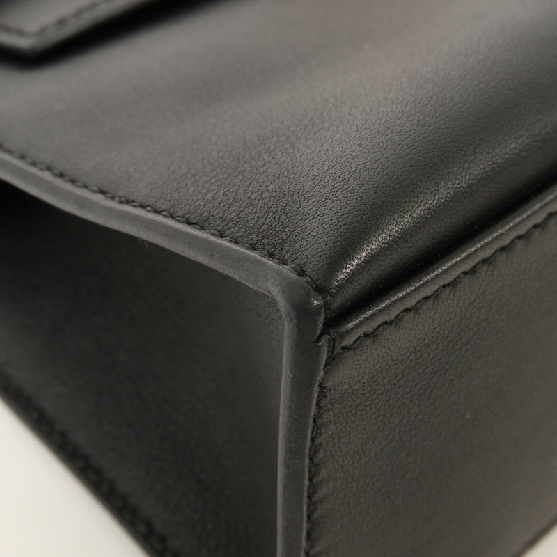 HERMES Swift皮革Kelly Pochette手挽袋Noir-10