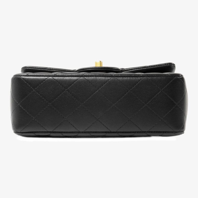 CHANEL 羊皮皮革Chain Shoulder鏈帶手挽肩背兩用袋-3