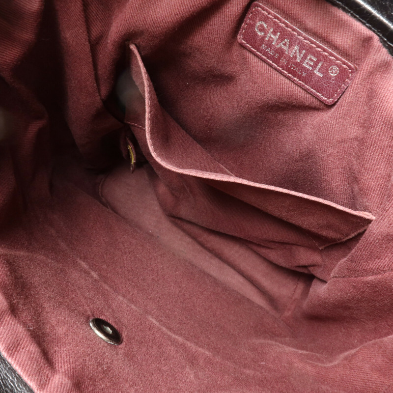 CHANEL 牛皮皮革Mountain Backpack Small鏈帶背包-4