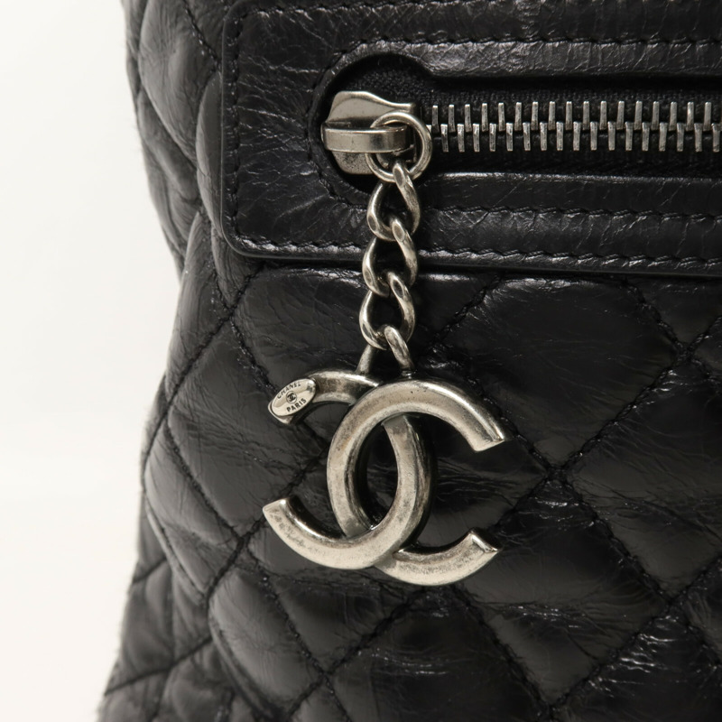 CHANEL 牛皮皮革Mountain Backpack Small鏈帶背包-10