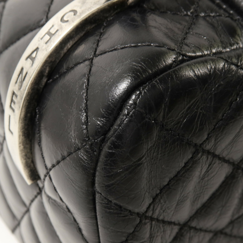 CHANEL 牛皮皮革Mountain Backpack Small鏈帶背包-15