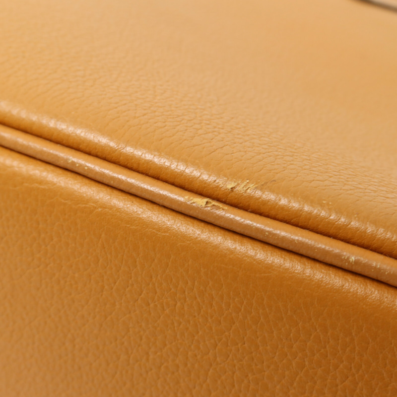 HERMES Novillo皮革Bolide 1923 30手挽肩背兩用袋Gold-15