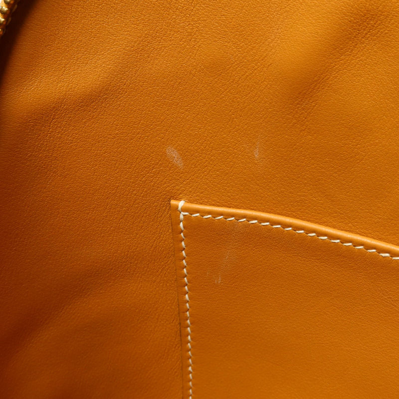 HERMES Novillo皮革Bolide 1923 30手挽肩背兩用袋Gold-17