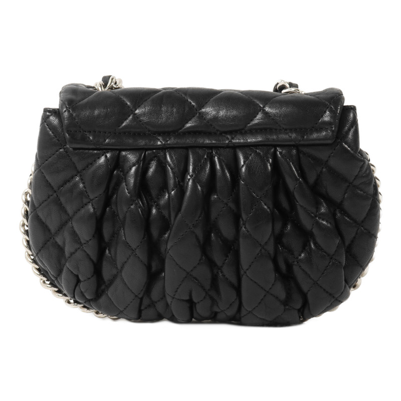 CHANEL 牛皮皮革Chain Shoulder鏈帶肩背袋-1