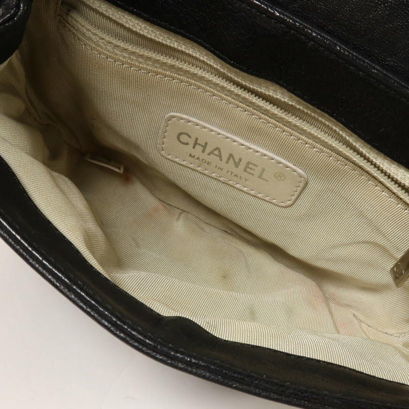 CHANEL 牛皮皮革Chain Shoulder鏈帶肩背袋-4