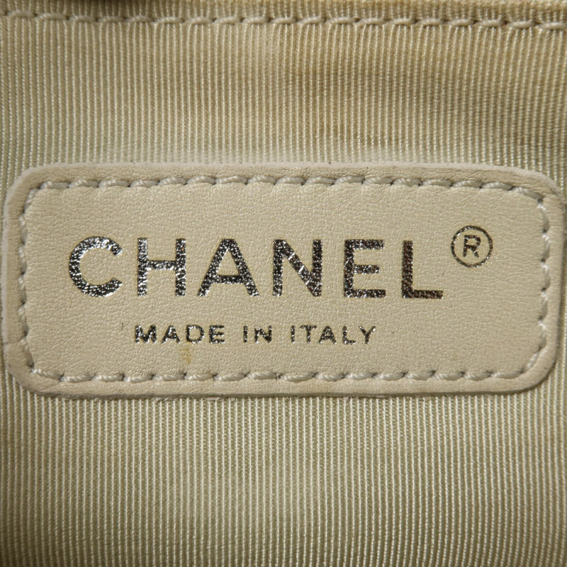CHANEL 牛皮皮革Chain Shoulder鏈帶肩背袋-5