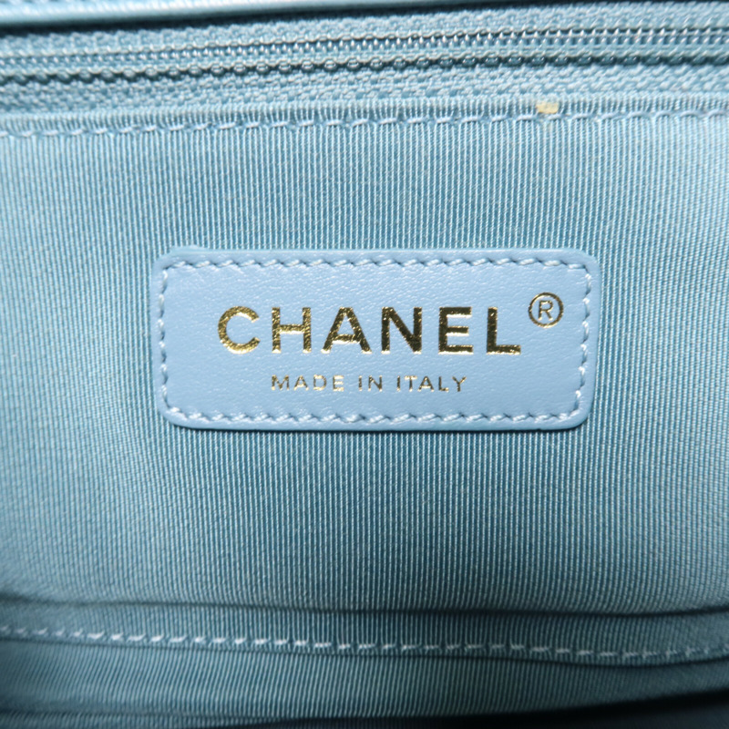 CHANEL 牛皮皮革Shoulder Bag鏈帶手挽肩背兩用袋-6