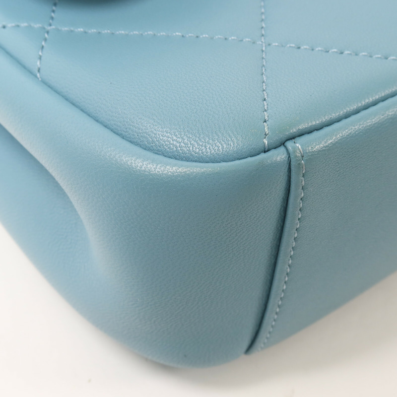 CHANEL 牛皮皮革Shoulder Bag鏈帶手挽肩背兩用袋-10