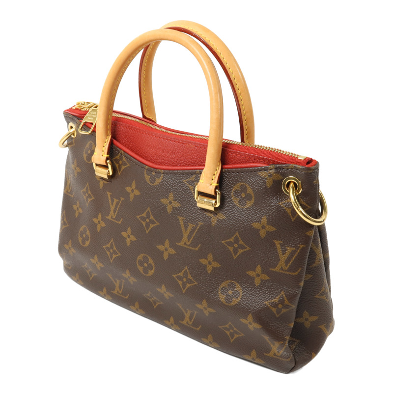 LOUIS VUITTON Monogram Pallas BB手挽肩背兩用袋-2