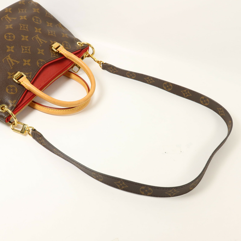 LOUIS VUITTON Monogram Pallas BB手挽肩背兩用袋-9