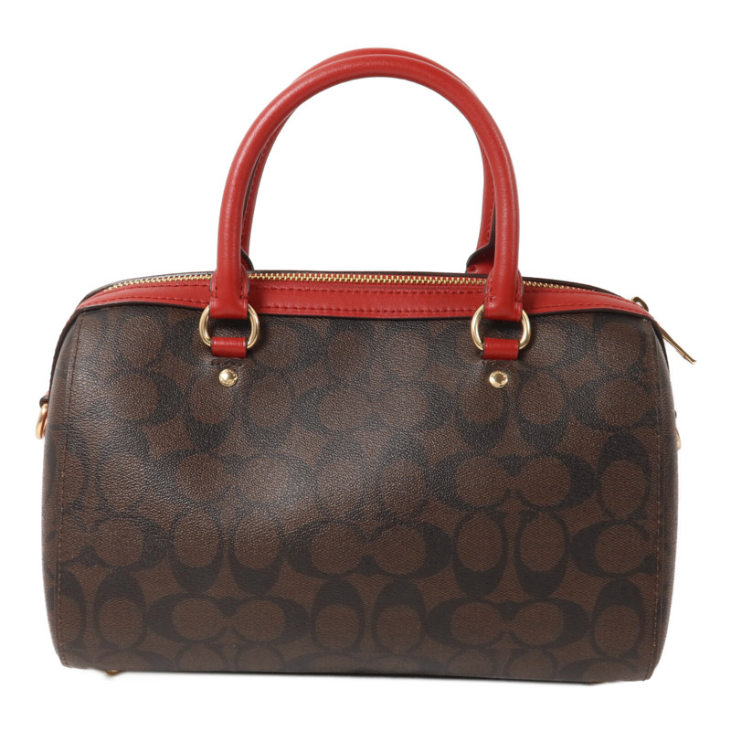 COACH 塗層帆布2 Way Shoulder手挽肩背兩用袋-1