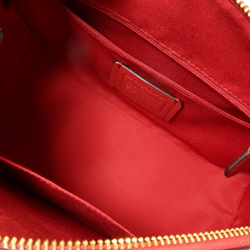 COACH 塗層帆布2 Way Shoulder手挽肩背兩用袋-4