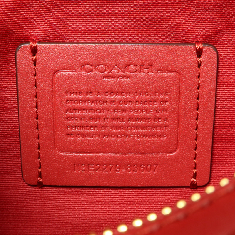COACH 塗層帆布2 Way Shoulder手挽肩背兩用袋-6