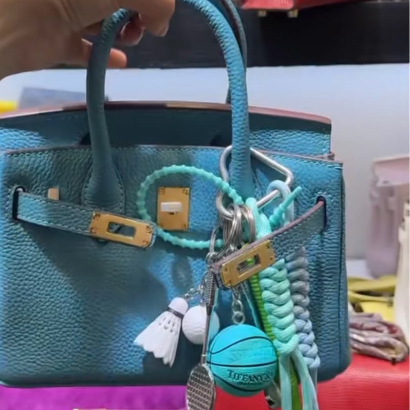 Tiffany & Co. Spalding 聯名 迷你 籃球 鑰匙圈 吊飾-1
