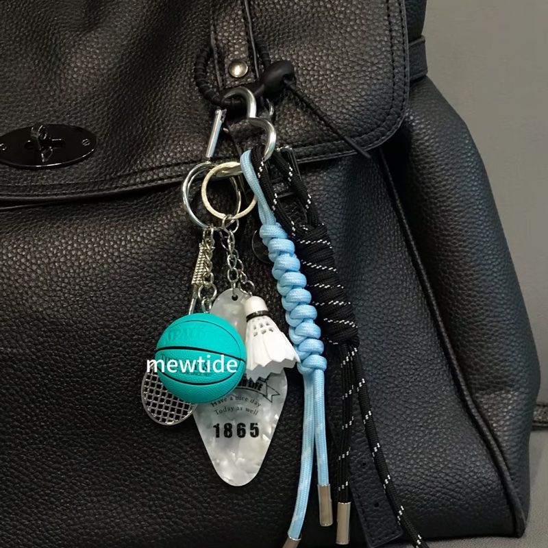 Tiffany & Co. Spalding 聯名 迷你 籃球 鑰匙圈 吊飾-3