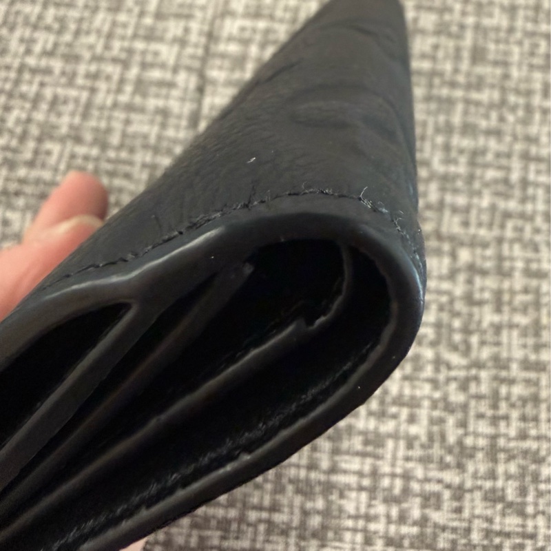 LV Lisa黑牛皮短夾M83365-11