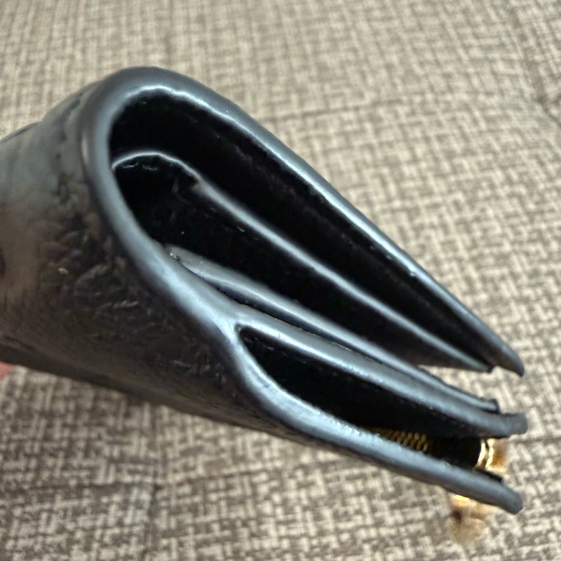 LV Lisa黑牛皮短夾M83365-14
