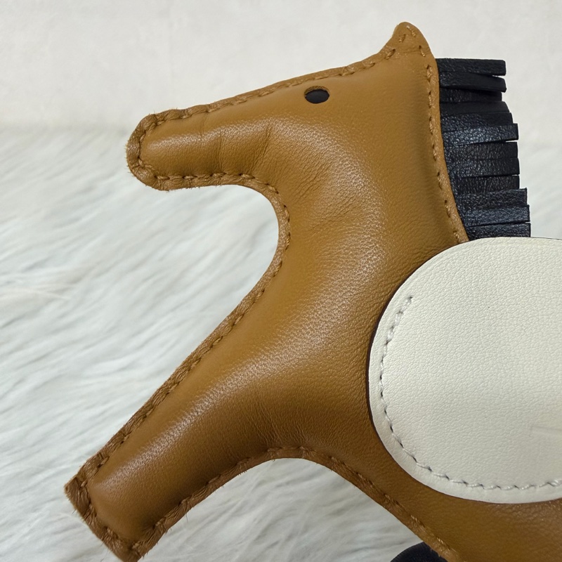 HERMES RODEO PEGASE MM BIRKIN KELLY 咖啡色白色黑色 小馬 馬 飛馬 吊飾 掛飾-5
