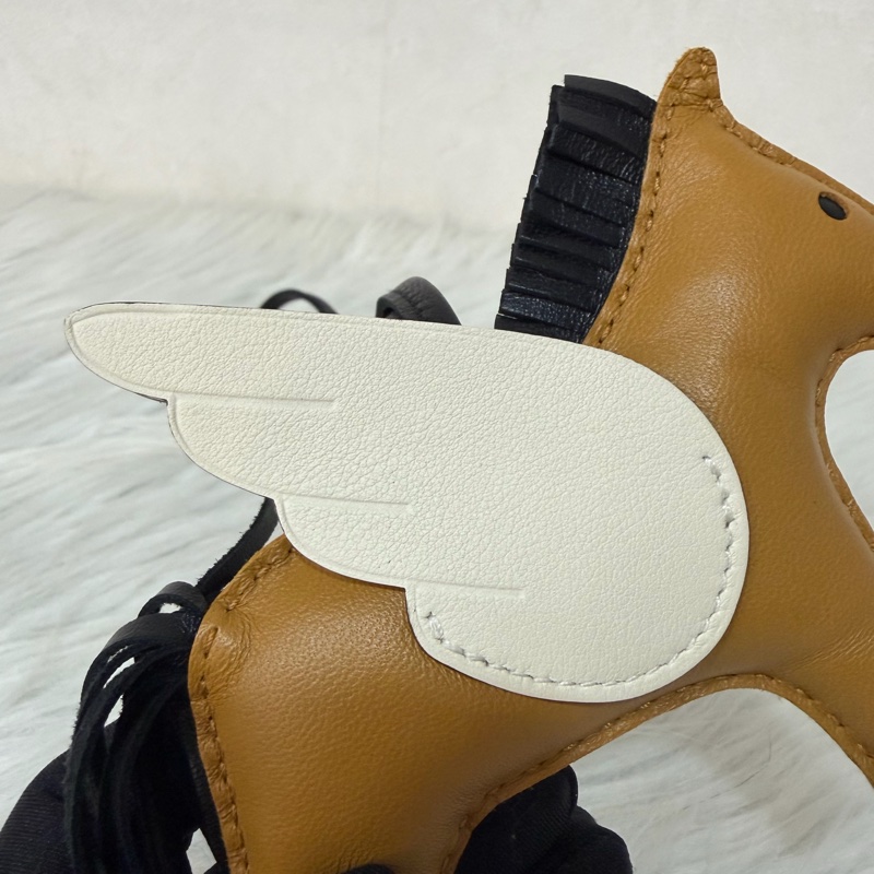 HERMES RODEO PEGASE MM BIRKIN KELLY 咖啡色白色黑色 小馬 馬 飛馬 吊飾 掛飾-22