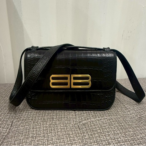 正品 二手 Balenciaga 巴黎世家 Gossip satchel bag