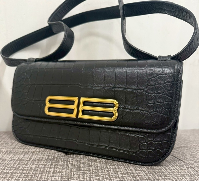 正品 二手 Balenciaga 巴黎世家 Gossip satchel bag-3
