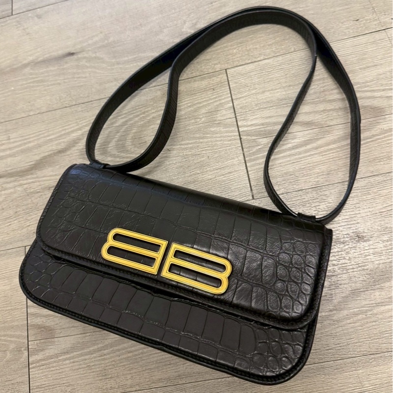 正品 二手 Balenciaga 巴黎世家 Gossip satchel bag-6