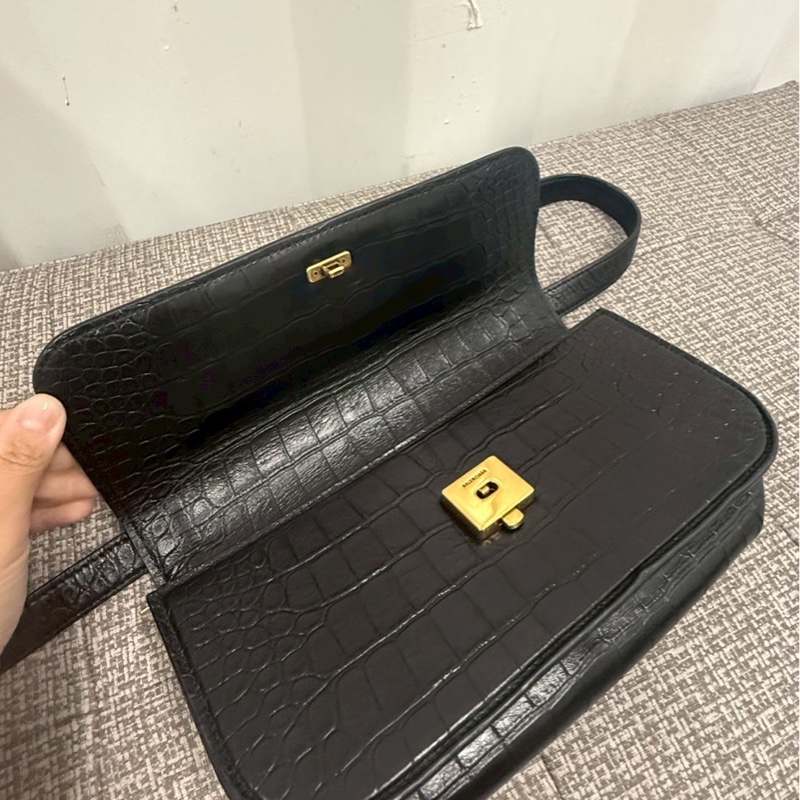 正品 二手 Balenciaga 巴黎世家 Gossip satchel bag-15