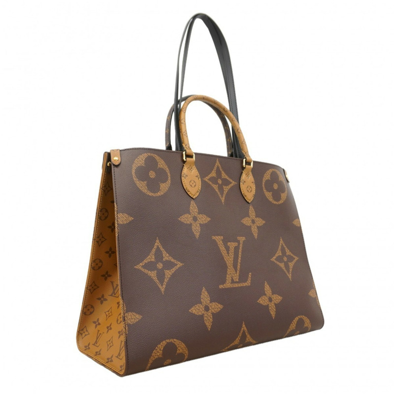 路易威登 Monogram Giant Reverse OnTheGo GM 手提包 M44576 棕色 女士兩用包-1