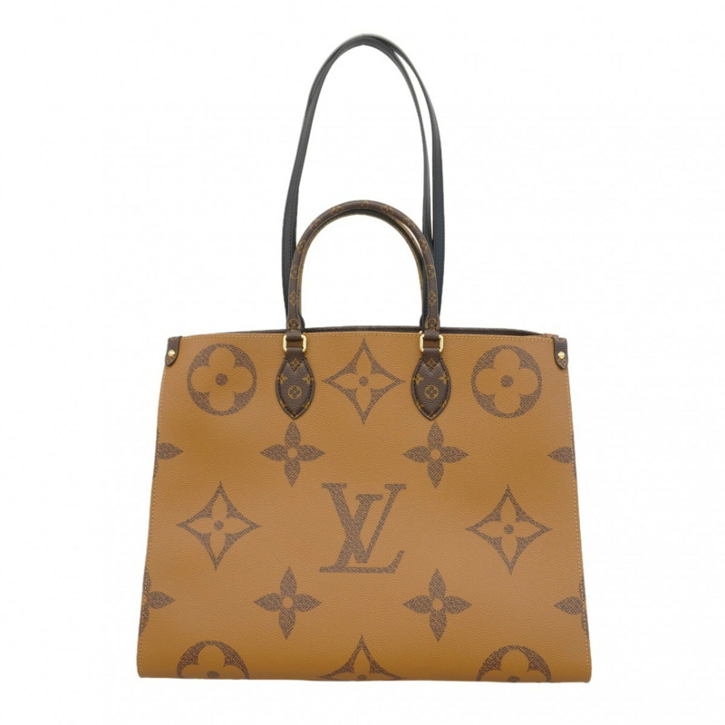 路易威登 Monogram Giant Reverse OnTheGo GM 手提包 M44576 棕色 女士兩用包-10