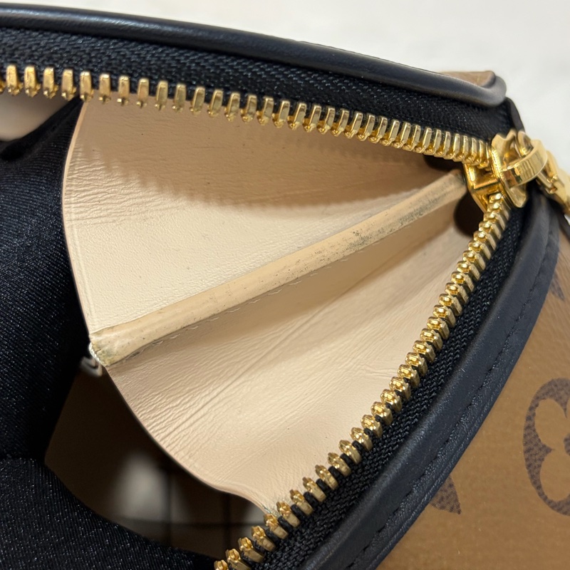 LV M83614 黑皮 原花 Mini Boîte Chapeau 圓餅 手提包 斜背包-31