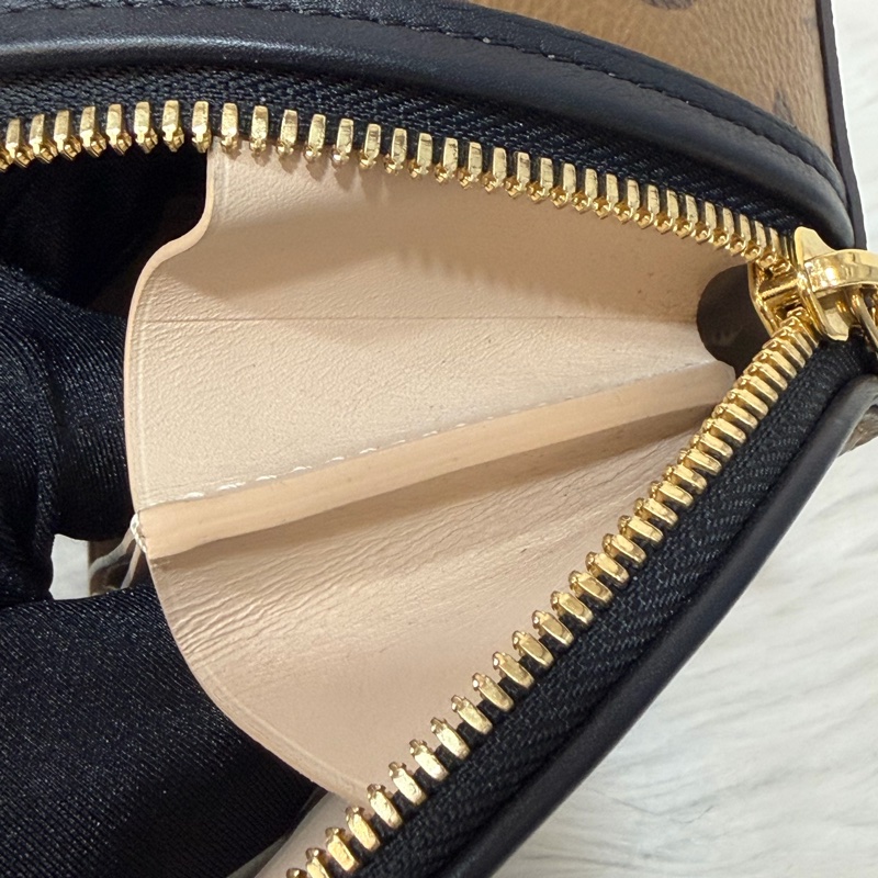 LV M83614 黑皮 原花 Mini Boîte Chapeau 圓餅 手提包 斜背包-32