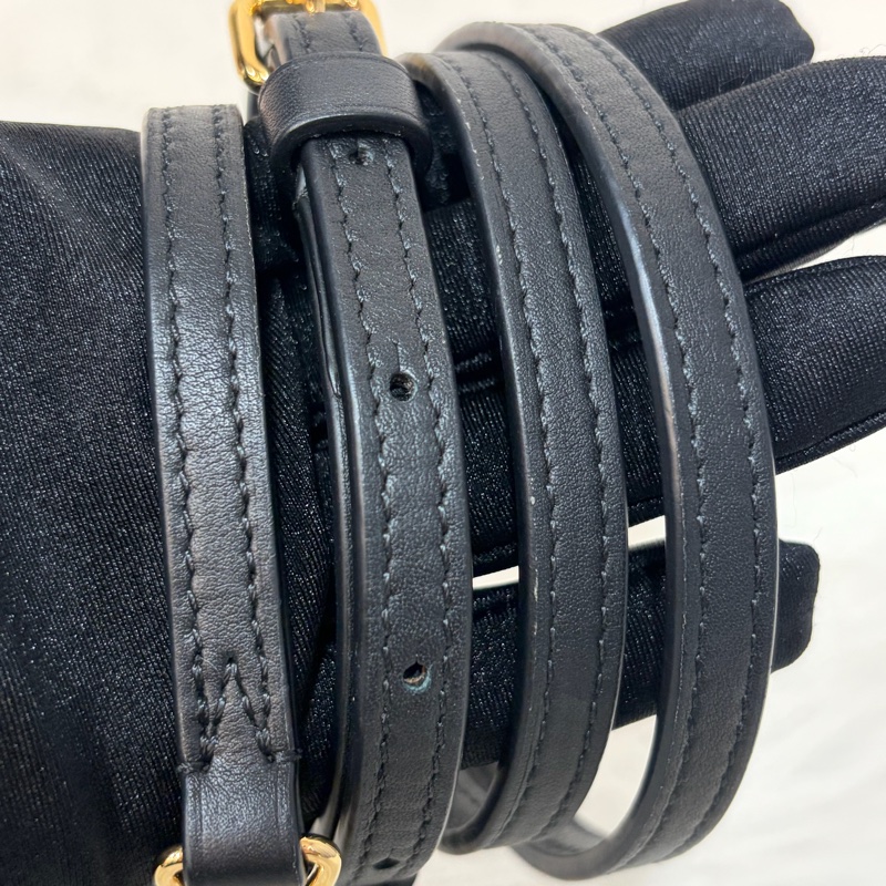 LV M83614 黑皮 原花 Mini Boîte Chapeau 圓餅 手提包 斜背包-51