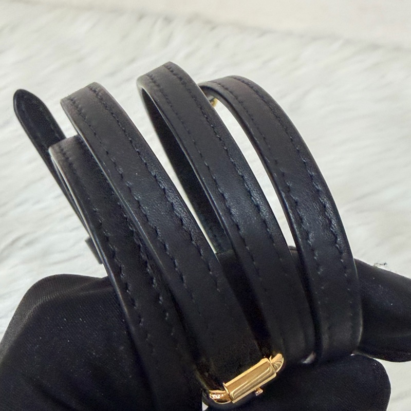 LV M83614 黑皮 原花 Mini Boîte Chapeau 圓餅 手提包 斜背包-52