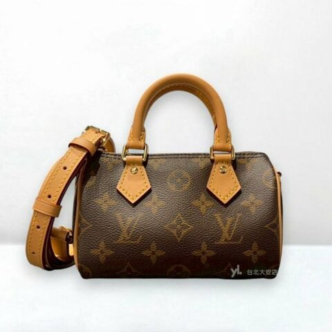B6352-LV NANO SPEEDY老花背帶款迷你波士頓M81085