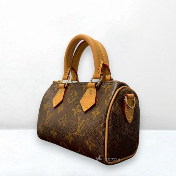 B6352-LV NANO SPEEDY老花背帶款迷你波士頓M81085-2