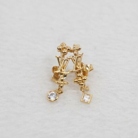 LV 金色吊墜耳環