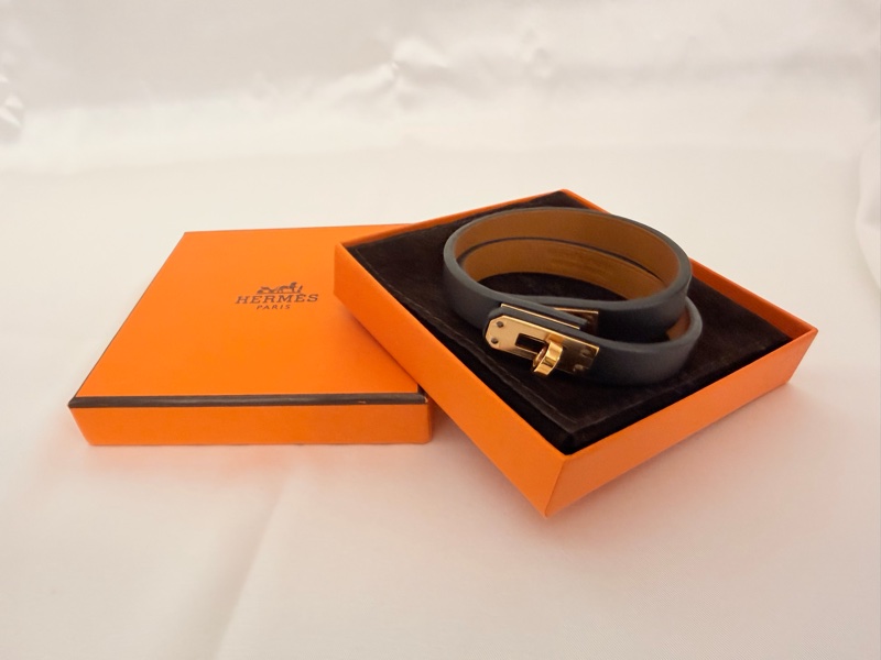 Hermes 黑swift Kelly 手環-1