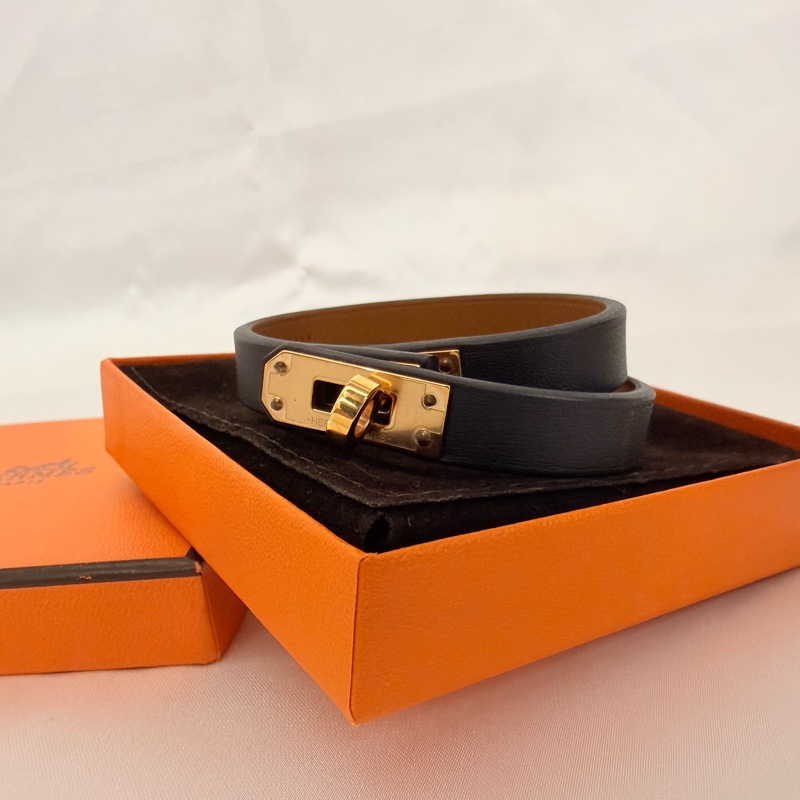 Hermes 黑swift Kelly 手環-2
